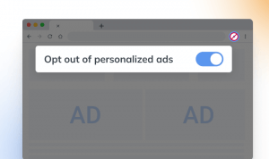 How to opt out of ads personalization