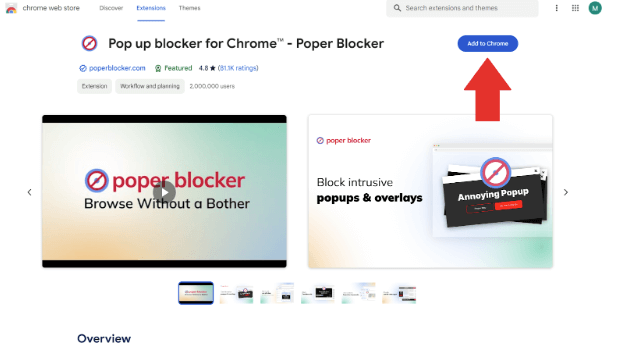 poper blocker for pop-up ads