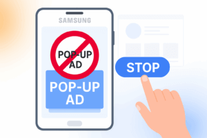 how to stop pop up ads on samsung phone