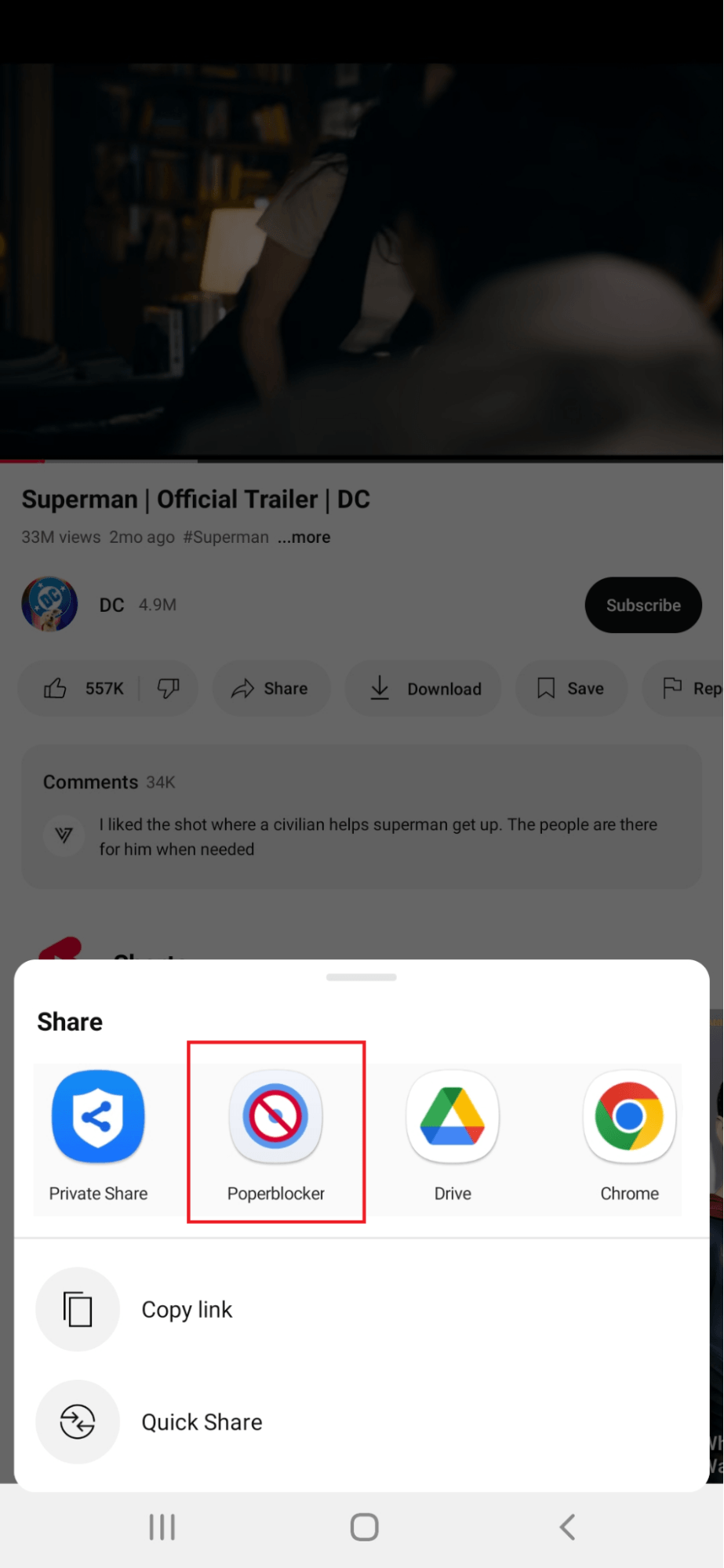 Poper Blocker Feature - Ad-Free YouTube Player for Android and iOS
